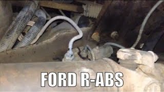 How to bleed your brakes with RABS valve Ford ABS [upl. by Alvar]