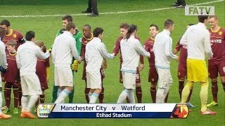 Manchester City vs Watford 42 FA Cup Fourth Round 201314 highlights [upl. by Sualkcin]