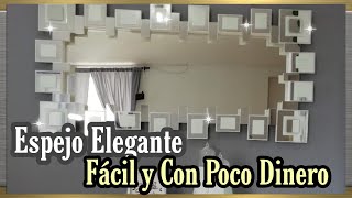 HAZLO FÁCIL MARCO PARA ESPEJO ELEGANTE [upl. by Yelehsa]