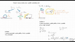 07 Opory ruchu oraz spadek swobodny ciał [upl. by Oetam295]