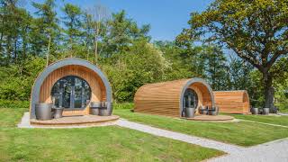 High Oaks Grange  Glamping Pods  sleeps 24 [upl. by Gschu]