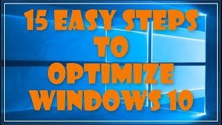 Windows 10 Optimize Performance  15 Steps [upl. by Inva]