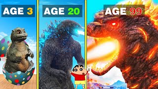 Shinchan Surviving 99 YEARS As GODZILLA In GTA 5 [upl. by Adelpho]