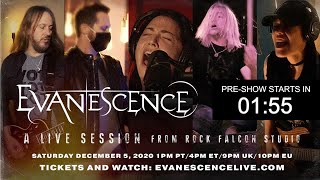 Evanescence A Live Session From Rock Falcon Studios PreShow [upl. by Clotilde]