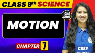 Motion  Full Chapter in ONE SHOT  Class 9 Science By Anjali Mam🔥 [upl. by Godfry]