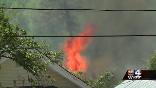 5 pm update on Easley South Carolina brush fire that forced evacuations [upl. by Sallee]