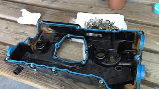 Pt2 BMW Replacing Rocker Cover gasket N46 Engine 20i 120i 318i 320i 520i Change Tappet 1 3 5 series [upl. by Latsryk939]