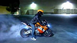 CBR 600RR BURNOUT [upl. by Agnimod419]