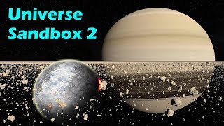 What if a Planet formed in Saturns Rings  Universe Sandbox 2 [upl. by Ettenom]