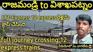 RAJAHMUNDRY  VISAKHAPATNAM  full journey compilation  18520 Visakhapatnam express  2023 [upl. by Farlie]