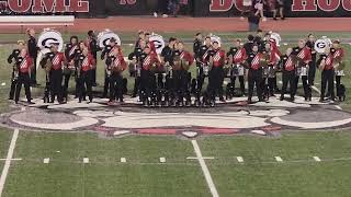 UGA  Red Coats Drumline  Fulton County Marching Band Exhibition Sept 21 2024 [upl. by Eveineg353]