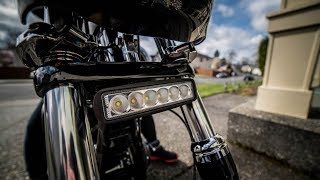 How to install MoonRays LED Bar on your Harley [upl. by Derag879]