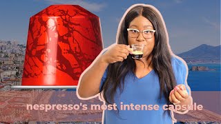 Taste Testing Nespressos STRONGEST pod Ispirazione Napoli  The Hangry Woman [upl. by Nelluc980]