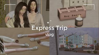 Vlog Sims 4 Express trip and emotional hangover [upl. by Nedmac]