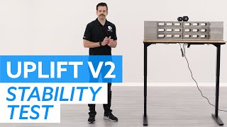 Uplift v2 Standing Desk Stability Test [upl. by Eibbob598]