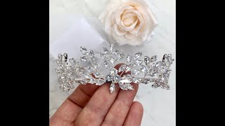 Loralee  CZ Bridal Tiara  ADORA by Simona [upl. by Eahsed]