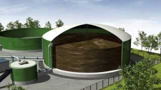 3D video of biogas turbine [upl. by Enytsirhc214]