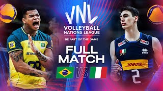 Brazil 🇧🇷 Vs Italy 🇮🇹  2024 VNL  Full Match  Week 1 [upl. by Ydissac]