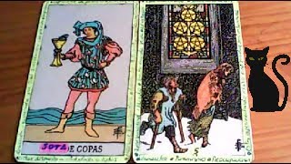 Combinaciones tarot con la SOTA de COPAS  ARCANOS MENORES DE OROS Por TARA [upl. by Rosalynd]