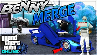 GTA 5 Online  EASY quotBENNYS amp F1 MERGE GLITCHquot  Patch 169 GTAV Modded Car Glitches [upl. by Ramin]