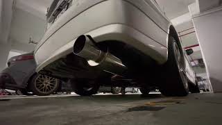 Lexus IS200 HKS silent hipower exhaust [upl. by Asia]