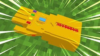 THE INFINITY GAUNTLET IN MINECRAFT [upl. by Kerge]