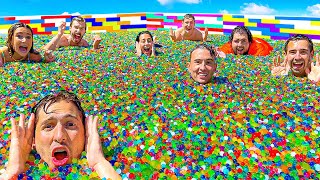 Filled Lego Pool With 30 Million Orbeez [upl. by Enneicul865]