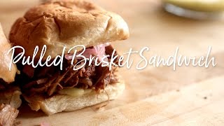 Pulled Brisket Sandwich Recipe [upl. by Valleau]