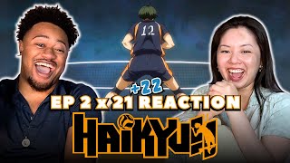 FINALLY YAMAGUCHIS MOMENT  Haikyuu S2 Ep 21 amp 22 FIRST TIME REACTION [upl. by Bardo]