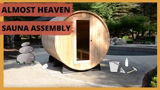 2017  How to Build a Barrel Sauna Almost Heaven [upl. by Elletnahc]