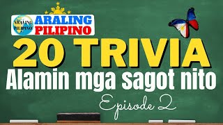 20 Trivia Tagalog at Sagot  Pinoy Trivia  Mga Tagalog Trivia  Random Trivia Questions and Answers [upl. by Aceber422]