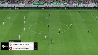 Ferencváros vs FC Midtjylland 13082024 UEFA Champions League EA FC 24 [upl. by Gaspard707]