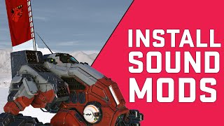 How to install sound mods  Mechwarrior Online [upl. by Libnah]