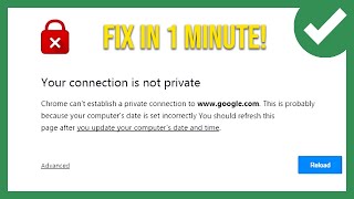 Fix quotYour Connection is not Privatequot Error in Chrome 2024 [upl. by Norrahc292]