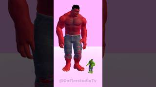 Red Hulk vs Green Hulk  Crunch Time 3  Marvel Animation ytshorts viral [upl. by Adnovoj438]