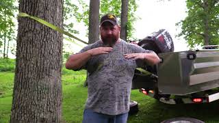 How to remove a boat from a trailer [upl. by Ingalls]