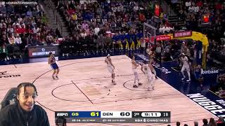 FlightReacts To WARRIORS at NUGGETS  FULL GAME HIGHLIGHTS  December 25 2023 [upl. by Tareyn]