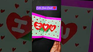 DIY PopUp LOVE CARD for Valentine in Minutes [upl. by Lonni]