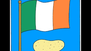 History of the Irish Potato Famine in 1 minute [upl. by Vanessa]