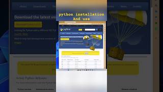 Download and Installation of python IDE and use  shorts python [upl. by Toblat]