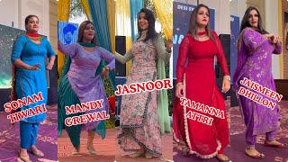 Top 5 girls  MANDY GREWAL  SONAM TIWARI  JASNOOR  TAMANNA  JAISMEEN  best dj in punjab [upl. by Eudocia816]