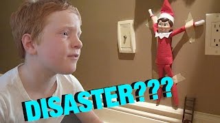 🎄🎅🏼 Elf on the Shelf DISASTER 🎅🏼🎄 vlog e141 Shelf Elf Year 1 [upl. by Enihpets]