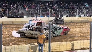 Buck Motorsports Park Youth Compacts Demolition Derby 123123 [upl. by Alten684]