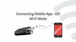 Thinkware F800F800PRO Connecting the Mobile App  WiFi iOS [upl. by Berl665]