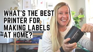 How I Print My Labels At Home  Whats The Best Printer Inkjet vs Laser and Avery Labels [upl. by Anawit326]