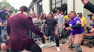 Breiden Fehoko Performs Haka With His Dad Again [upl. by Ilecara]