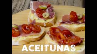 Recetas La Paulina  Bruschettas Mediterráneas [upl. by Roumell]