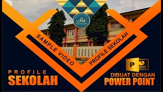 CONTOH PROFIL SEKOLAH DIBUAT DENGAN POWER POINT TERSEDIA TEMPLATE POWER POINT [upl. by Ikila]