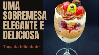 Taça da Felicidade Uma sobremesa elegante e deliciosa I Receitas Fáceis da Dona Formiguinha [upl. by Ynabla]