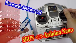 Arduino Nano read SBUS Receiver tutorial [upl. by Oicaroh]